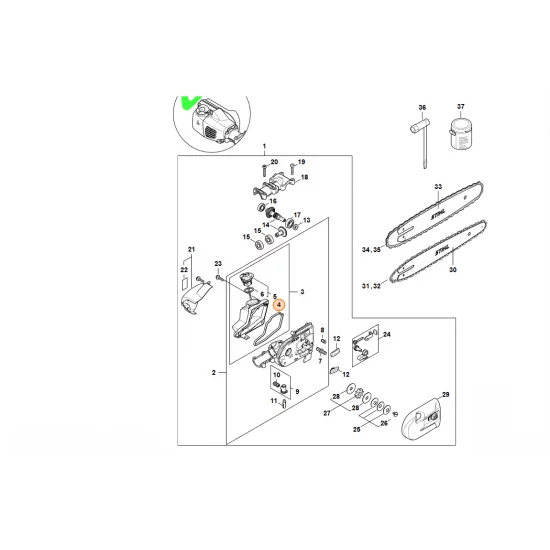 STIHL  Uszczelka 4182 351 1000